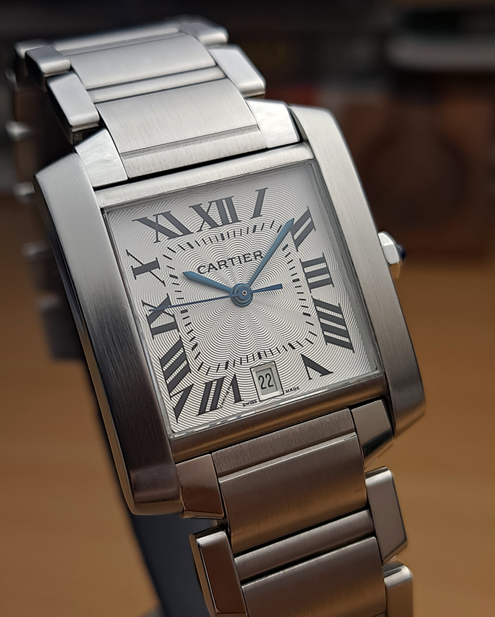 Large Cartier Tank Automatic Wristwatch Ref. W51002Q3